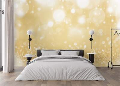 Blurred Bokeh background Wall mural