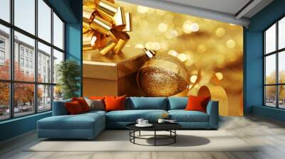 christmas background Wall mural