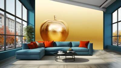 gold apple Wall mural