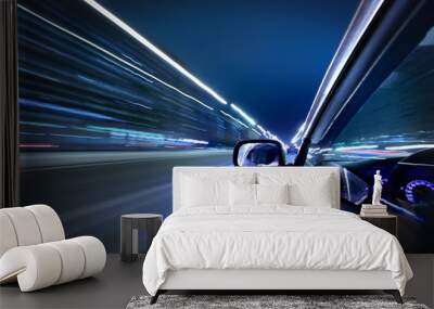 night car drive Wall mural