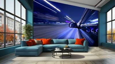 night drive Wall mural