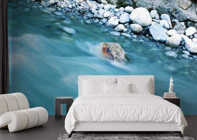 river in motion Wall mural