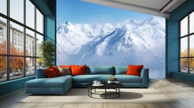 top of alps Wall mural