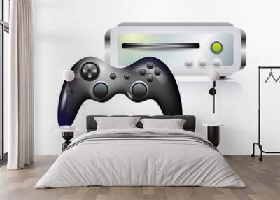 Gamepad with console Wall mural