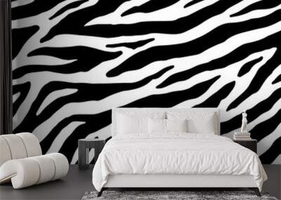 Zebra seamless pattern Wall mural