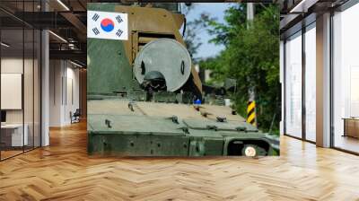 South Korean Army Armored Vehicle Wall mural