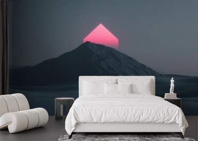 Minimalist photography, surreal landscape wallpaper Wall mural