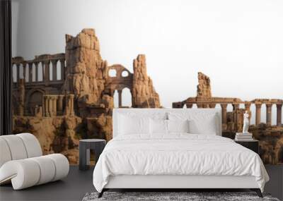 Ancient historical ruins cut out Wall mural