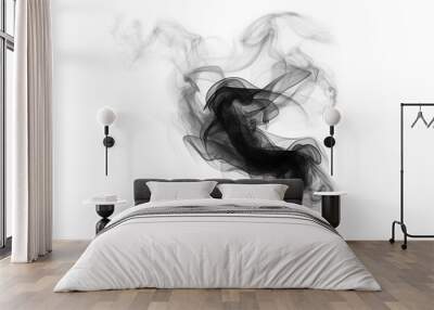 Black smoke, cut out Wall mural