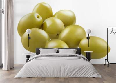 Delicious olives cut out Wall mural