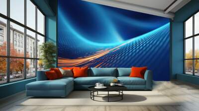 Digital abstract background Wall mural