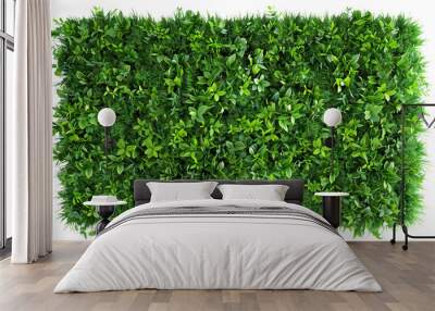 Green plant wall panno, cut out Wall mural