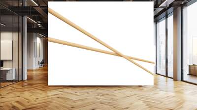 Wooden chopsticks cut out Wall mural