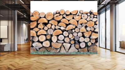 heap firewood Wall mural