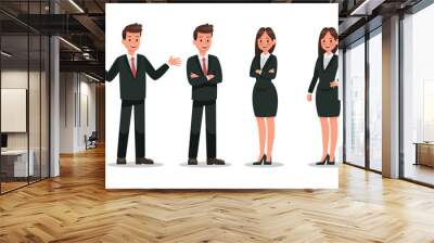 Business character design. no3 Wall mural