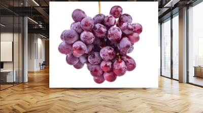 red grape sweet isolated on white background. Wall mural