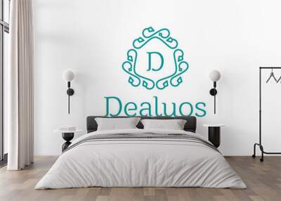 D Logo - Vintage Boutique Wall mural