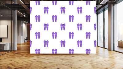 Hockey knee pads pattern. Cartoon illustration of hockey knee pads vector pattern for web Wall mural