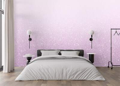 lilac pink color background. Celebration glittery sparkle glow confetti texture Wall mural