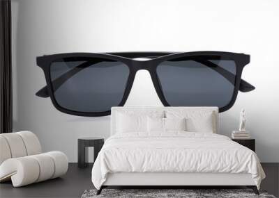 Image of modern fashionable sunglasses isolated on white background, Glasses. Wall mural