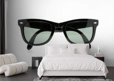 Image of modern fashionable sunglasses isolated on white background, Glasses. Wall mural