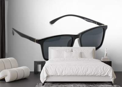 Image of modern fashionable sunglasses isolated on white background, Glasses. Wall mural