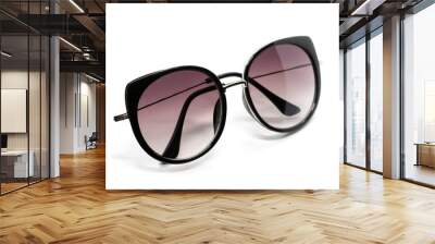 Modern fashionable sunglasses isolated on white background, Glasses. Wall mural