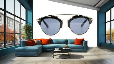 Modern fashionable sunglasses isolated on white background, Glasses. Wall mural