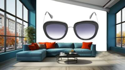 Modern fashionable sunglasses isolated on white background, Glasses. Wall mural