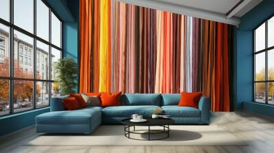 Colorful fabric for background and texture Wall mural