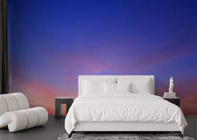 sky with clouds Wall mural