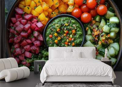 Healthy Feast Wall mural