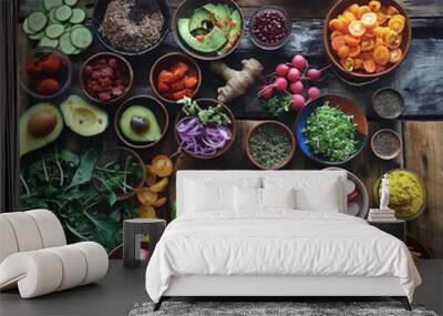 healthy meal Wall mural