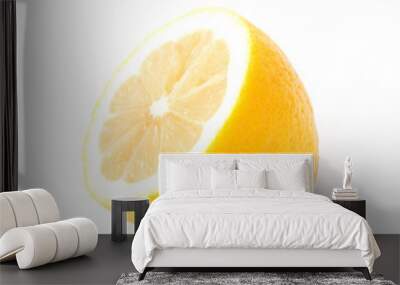 Half lemon, clipping path Wall mural