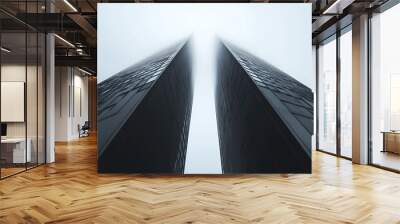 skyscraper in the sky Wall mural