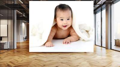 asian baby boy Wall mural