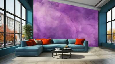 Digital retro purple textured graphics poster background Wall mural