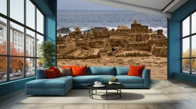 Sandcastle Wall mural