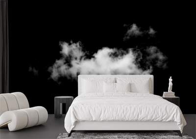 clouds on black background Wall mural