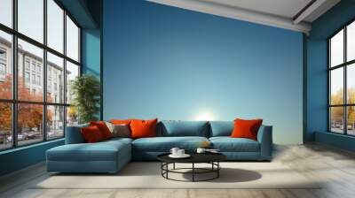 Sunset sky background Wall mural