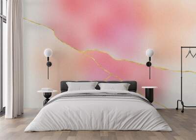 Kintsugi Gradient Background Wall mural