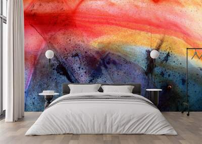 Color abstract glass texture background Wall mural