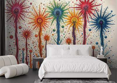 colorful_paint Wall mural