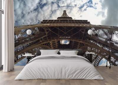 eiffel tower city Wall mural