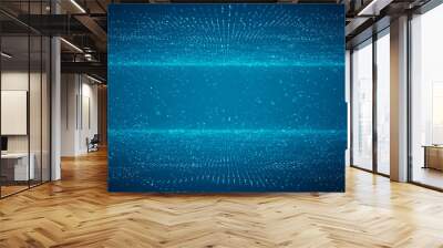 Abstract technology big data background concept. Wall mural