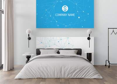 business card Wall mural