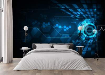 technology abstract47 Wall mural