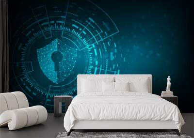 Technology security Wall mural