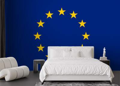 European union flag Wall mural