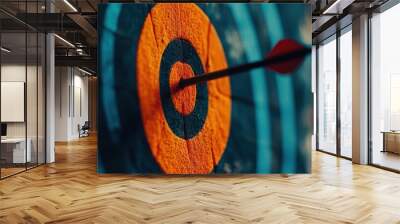 Bullseye: Aiming for Success Wall mural